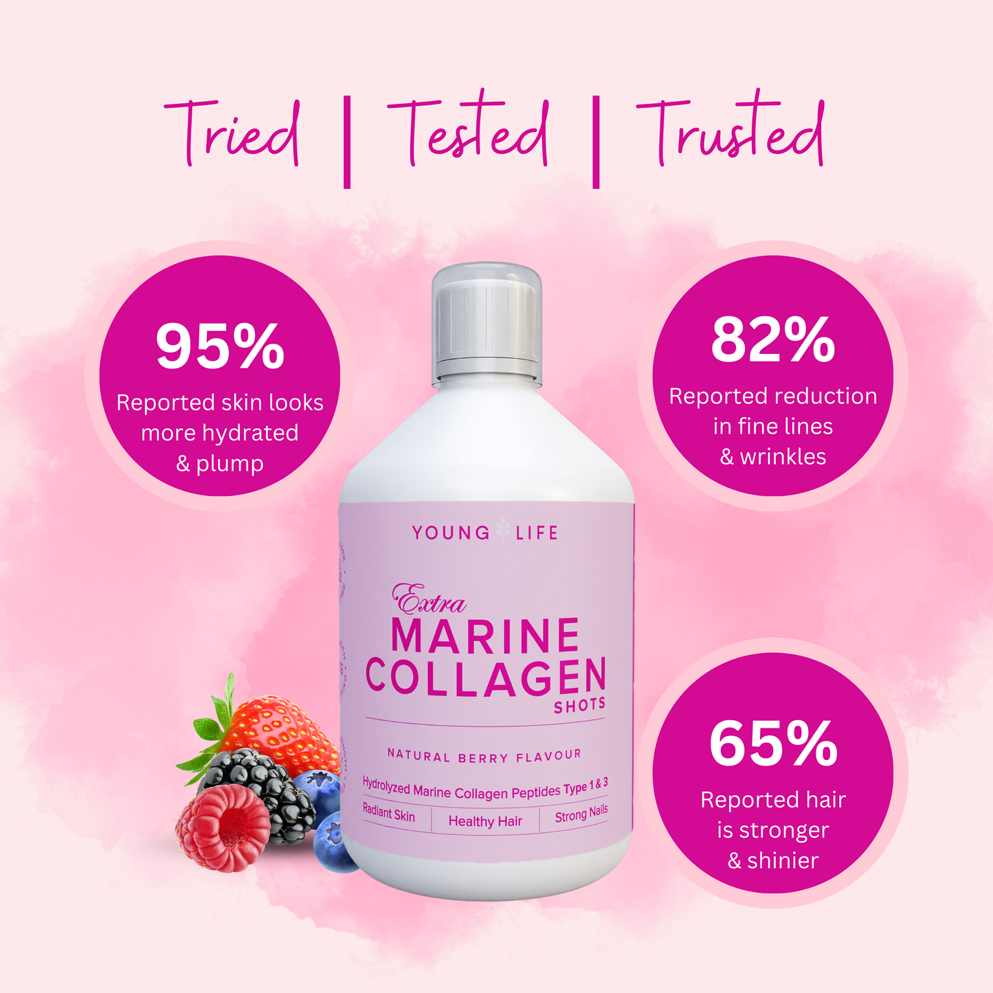 Extra Marine Collagen Shots 4-Packs (500 ML per product)